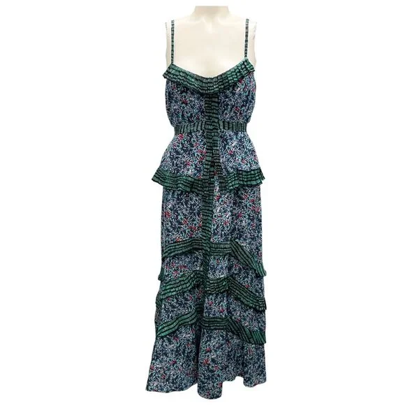 red and green gucci dress Gucci Red & Green Flower Print Mini Dress with Red Rose Appliqué Detai –  Sellier main image 0